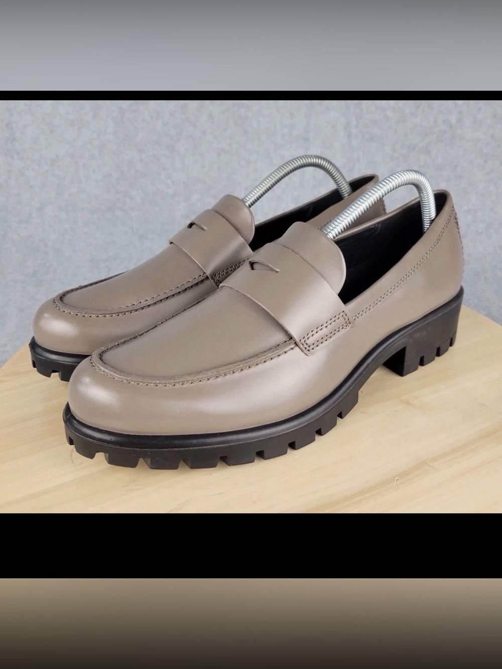 Ecco Modtray Women's Woodrose Shoes Lug Loafer Size 6-6.5 US/ EU 37